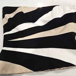 Strapless White House Black Market Multicolored Top